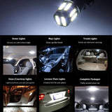 4pcs/lots  Car T10 LED 194 168 W5W 10-7020 SMD Wedge Replacement Reverse Instrument Panel Lamp Bulbs For Clearance Lights Z2