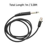 3 Pin Mini XLR Female to 6.35mm Male Cable 3.3ft XLR to 1/4in Microphone Cord for Live Sound Card Microphone