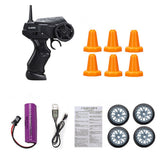 2.4G Remote Control Car Four-wheel Drive RC Drift Car High-speed Charging Dynamic Racing Children Boy Remote Control Car Toy