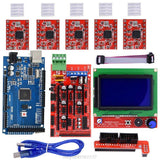 3D Printer Kits RAMPS 1.4 Mega2560 12864 LCD Controller A4988 for Reprap  A02 21 Dropship
