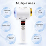 100-240V Hot Cold Hammer Face Massager Rechargeable Household Color Light Skin Rejuvenation Massager Skin Beauty Machine