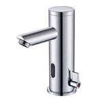 FLG Automatic Infrared Sensor Hand Touch Hot Cold  Chrome Polished Sink Mixer Bathroom Tap Basin Faucets