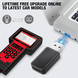 Thinkcar TS609 OBD2 Scanner ECM TCM ABS SRS System Diagnostic tool with Oil Brake TPMS SAS ETS Injec BMS DPF Reset free update