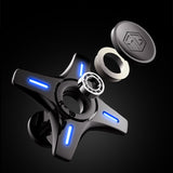 Fidget Spinner Adult Antistress Hand Spinner Toy with Luminous Rotation Metal Gyroscope Glowing Stress Reliever Spinning Top Toy