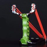 2022 Great Power Slingshot Catapult Hunting Slingshot Outdoor Full Metal Wristband Can Shoot Fish High Slingshot Outdoor Hunting
