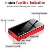 12V Car Jump Starter Power Bank 20000mAh Portable Charger Car Booster Battery Station For Emergency Car Battery Jump Starte