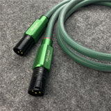 HiFi  Audio Line Mcintosh 4N Copper HiFi XLR Balance Cable with Green Plug