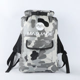 22L Outdoor Waterproof Dry Bag Camouflage Backpack Storage Pack Foldable Beach Swimming Rafting Kayaking River Trekking Bag