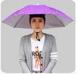 3 years warranty New Foldable Head Umbrella Hat Cap Golf Outdoor Sun Headwear Fishing Camping hiking Fishing Cap
