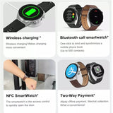 DT3 Pro Max Smart Watch Men 1.45inch IPS Wireless Charing NFC Access Bluetooth Call AI Voice Fitness Bracelet Smartwatch
