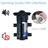 Super Quiet 70 PSI DC 24V Pump 0.8L/Min Water Cylinder Pump For Patio Spray System Can Self-Priming Garden Atomization