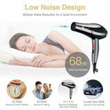 220V Professional Hair Dryer Strong Power Barber Salon Styling Tools Hot Cold Air Blow Dryer For Salons and household EU Plug