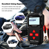 KONNWEI KW210 Automatic Smart 12V Car Battery Tester Auto Battery Analyzer 100 to 2000CCA Cranking Car Battery Tester