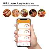 Kitchen oven thermometer wireless smart barbecue meat food cooking steak thermometer outdoor barbecue multifunctional 2021