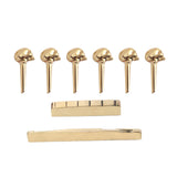 Bridge pins made of brass nut for 6-string acoustic guitar replacement