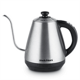 1L Gooseneck Kettle Electric Kettle Adjustable Temperature Insulation Stainless Steel Drip Coffee Tea EU Teapot