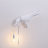 Bird Table Lamp Italian Seletti Bird Lamp Modern Resin Crow Desk Lamp for Living Room Bedroom Light Wall Sconce Home Art Decor