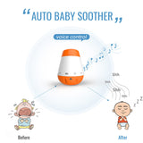 Smart Music White Noise Voice Sensor Rechargeable Baby Infants Therapy Sound Machine Sleep Soother Portable
