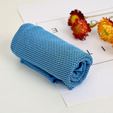 80*30cm Super Absorbent Cooling Towel Fast Drying Soft Breathable Chilly Gym Yoga Towel for Pilates Golf Camping Running Workout
