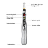Body Massage Tools Electric Meridians Acupuncture Massage Pen Body Relaxing Guasha Health Care Massager US Plug 100-240V
