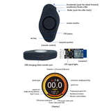 High-Brightness LED Screen Remote With Adjustable Speed Braking Electric Skateboard Ebike Compatible With VESC