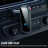 Car Bluetooth-compatible 5.0 Transmitter Receiver 2 in 1 USB Wireless Adapter 3.5mm Aux For Car Audio TV PC Headphones