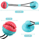 Dog Chew Toys for Aggressive Chewers, Suction Cup Dog Chewing Toy, Dog Rope Ball Toys with Suction Cup for Small Large Dogs