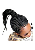 African Braid Wig Short Hair Stretch Mesh Fiber Head Cover