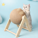 Cat Scratching Ball Toy Kitten Sisal Rope Ball Board Grinding Paws Toys Cats Scratcher Wear-resistant Pet Furniture Supplies
