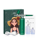 Facial Airbrush Compressor Kit Air-Brush Spray Gun Oxygen Injector For Nail Art Paint Craft Cake Nano Mist Sprayer Make Up Tool