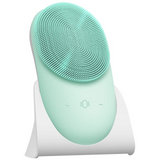 Silicone Sonic Face Scrubber Brush Skin Care Ultrasonic Cleaner Waterproof Face Cleansing Brush Remove Blackhead Beauty Massager