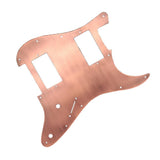 Aluminum Alloy HH Pickguard Anti-scratch Plate for Strat ST Electric Guitar