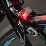 Bicycle Lights Portable Waterproof Nano Bike Brake Red LED light Safe Indicator Light Kits Bicycle Accessories
