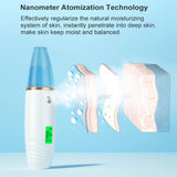 Skin Analyzer Machine 30ml Nano Mist Sprayer Body Facial Cleaning Nebulizer Face Steamer Moisturizing Skin Care Humidifier