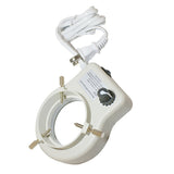 Industrial Microscope 144 Led Adjustable Brightness Source Dimmer Ring Light Microscope Illuminator Lamp