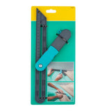 Adjustable Angle Ruler with Lock Measuring Tools Angle Finder Wider Profile Contour Woodworking Tiling Laminate Tools
