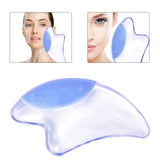 Gua Sha Massage Stone Gua Sha Scraper Board Luminous Crystal With Silicone Facial Cleansing Brush For Facial Tightening Care