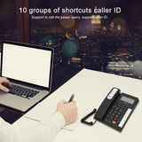 KX T7007 Dual Interface Caller ID Large Buttons Home Office Telephone Landline Black audifono Home Telephone Corded Telephone