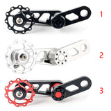 Converter Cycling Bike Aluminium Alloy Outdoor Sports Anti-falling Bicycle Chain Tensioner Single Speed Replacement Adjustable