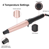 Curling Iron Fast Heating Hair Waver Professional Women Styling Tools Tourmaline 25/13mm Ceramic Barrels Curling Wand