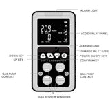 4 in 1 Gas Detector O2 H2S CO Combustible Carbon Monoxide Oxygen Flammable Gas Analyzer Toxic Gas Harmful Gas Leak Detector