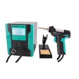 Pro'sKit SS-331H ESD LCD Digital Electric Desoldering Pump BGA Desoldering Suction Vacuum Solder Sucker Gun Auto sleep 110v/220v