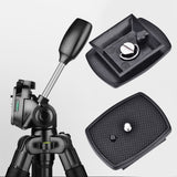 Quick Release Plate Clamp Tripod Head Adapter Camera Quick Release Plates For DSLR SLR Digital Cameras