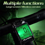 INBIKE Waterproof Bicycle Computer Wireless And Wired MTB Bike Cycling Odometer Stopwatch Speedometer Watch LED Digital Rate