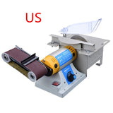 220V Belt Sander Machine Mill Woodworking Polishing Cutting Machine Can Polishing  Jade Stone Sander Power Tools More Standards