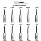 23 Pcs Daed Screw Extractor Set for Broken Screw or Bolt, Broken Bolt Extractor Screw Remover Set with Extension Bit Holder,