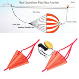 Sea Anchor float Marine Kayak Anchor Rowing Sock Brake Boat Fishing Canoe