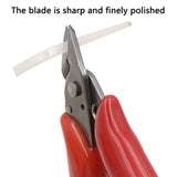 3.5 Inch Diagonal Mini Pliers Small Soft Cutting Electronic Pliers Wire Cutters Wire Insulated Rubber Handle Model Hand Tools
