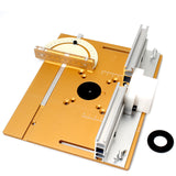 Router Table Insert Plate For Woodworking Benches Table Saw With Miter Gauge Guide Aluminium Profile Fence Sliding Brackets