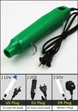 Mini 110V 220V Electric Heat Airsoft Gun Pistol Hot Air Station Gun Power High Temperature DIY Tool Blow Dryer EU US EN Plug
